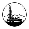 W.M. Blain Well Drilling rig logo